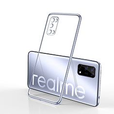 Realme Narzo 30 Pro 5G用極薄ソフトケース シリコンケース 耐衝撃 全面保護 クリア透明 H01 Realme シルバー
