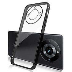 Realme Narzo 60 5G用極薄ソフトケース シリコンケース 耐衝撃 全面保護 クリア透明 H01 Realme ブラック
