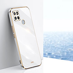 Realme Q2i 5G用極薄ソフトケース シリコンケース 耐衝撃 全面保護 XL1 Realme ホワイト