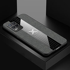 Realme V13 5G用極薄ソフトケース シリコンケース 耐衝撃 全面保護 X01L Realme グレー