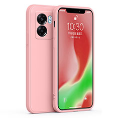 Realme V23 5G用360度 フルカバー極薄ソフトケース シリコンケース 耐衝撃 全面保護 バンパー S01 Realme ピンク