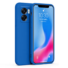 Realme V23 5G用360度 フルカバー極薄ソフトケース シリコンケース 耐衝撃 全面保護 バンパー S01 Realme ネイビー