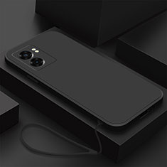 Realme V23 5G用360度 フルカバー極薄ソフトケース シリコンケース 耐衝撃 全面保護 バンパー S02 Realme ブラック