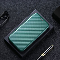 Realme V50 5G用手帳型 レザーケース スタンド カバー L02Z Realme グリーン
