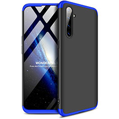 Realme X2用ハードケース プラスチック 質感もマット 前面と背面 360度 フルカバー Realme ネイビー・ブラック