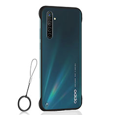 Realme X2用ハードカバー クリスタル クリア透明 H01 Realme ブラック