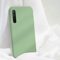 Realme X2用360度 フルカバー極薄ソフトケース シリコンケース 耐衝撃 全面保護 バンパー S03 Realme グリーン