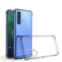 Realme X50 5G用極薄ソフトケース シリコンケース 耐衝撃 全面保護 クリア透明 T02 Realme クリア