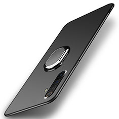 Realme X50 Pro 5G用ハードケース プラスチック 質感もマット アンド指輪 マグネット式 P01 Realme ブラック