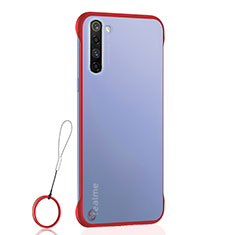 Realme X50 Pro 5G用ハードカバー クリスタル クリア透明 H02 Realme レッド