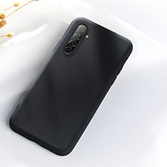 Realme X50 Pro 5G用360度 フルカバー極薄ソフトケース シリコンケース 耐衝撃 全面保護 バンパー S02 Realme ブラック