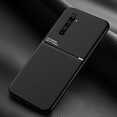 Realme X50 Pro 5G用360度 フルカバー極薄ソフトケース シリコンケース 耐衝撃 全面保護 バンパー S01 Realme ブラック