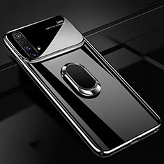 Realme X50m 5G用ハードケース プラスチック 質感もマット アンド指輪 マグネット式 A01 Realme ブラック