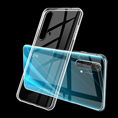 Realme X50m 5G用極薄ソフトケース シリコンケース 耐衝撃 全面保護 クリア透明 H01 Realme クリア