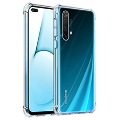 Realme X50m 5G用極薄ソフトケース シリコンケース 耐衝撃 全面保護 クリア透明 カバー Realme クリア