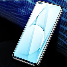 Realme X50t 5G用強化ガラス フル液晶保護フィルム F02 Realme ブラック