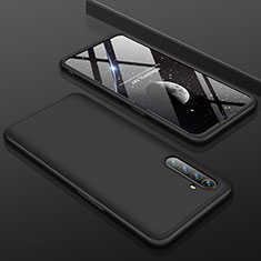 Realme XT用ハードケース プラスチック 質感もマット 前面と背面 360度 フルカバー M01 Realme ブラック
