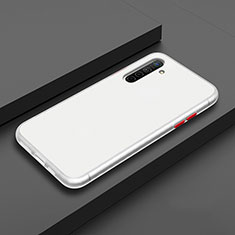 Realme XT用ハイブリットバンパーケース プラスチック 兼シリコーン カバー Realme ホワイト