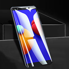 Samsung Galaxy A01 Core用強化ガラス フル液晶保護フィルム サムスン ブラック