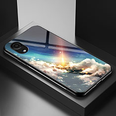 Samsung Galaxy A03 Core用ハイブリットバンパーケース プラスチック パターン 鏡面 カバー LS1 サムスン マルチカラー