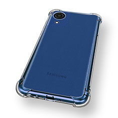 Samsung Galaxy A03 Core用極薄ソフトケース シリコンケース 耐衝撃 全面保護 クリア透明 T03 サムスン クリア