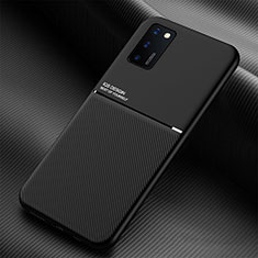 Samsung Galaxy A03s用極薄ソフトケース シリコンケース 耐衝撃 全面保護 マグネット式 バンパー サムスン ブラック