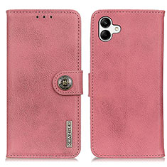 Samsung Galaxy A04E用手帳型 レザーケース スタンド カバー K02Z サムスン ピンク