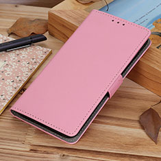 Samsung Galaxy A04s用手帳型 レザーケース スタンド カバー ML8 サムスン ピンク