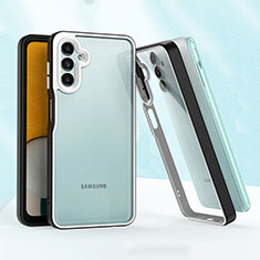 Samsung Galaxy A04s用ハイブリットバンパーケース プラスチック 兼シリコーン カバー QW1 サムスン ブラック
