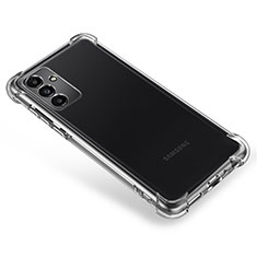 Samsung Galaxy A04s用極薄ソフトケース シリコンケース 耐衝撃 全面保護 クリア透明 T06 サムスン クリア