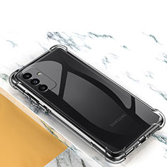 Samsung Galaxy A04s用極薄ソフトケース シリコンケース 耐衝撃 全面保護 クリア透明 T03 サムスン クリア