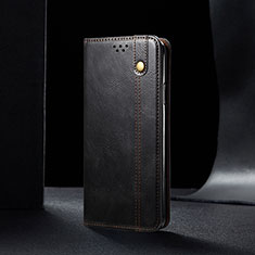 Samsung Galaxy A05s用手帳型 レザーケース スタンド カバー B01S サムスン ブラック