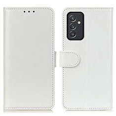 Samsung Galaxy A05s用手帳型 レザーケース スタンド カバー M07L サムスン ホワイト