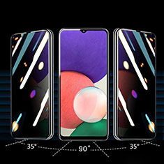 Samsung Galaxy A10用反スパイ 強化ガラス 液晶保護フィルム S01 サムスン クリア