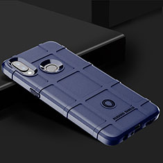 Samsung Galaxy A10s用360度 フルカバー極薄ソフトケース シリコンケース 耐衝撃 全面保護 バンパー J02S サムスン ネイビー