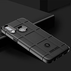 Samsung Galaxy A10s用360度 フルカバー極薄ソフトケース シリコンケース 耐衝撃 全面保護 バンパー J02S サムスン ブラック