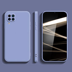 Samsung Galaxy A12用360度 フルカバー極薄ソフトケース シリコンケース 耐衝撃 全面保護 バンパー S02 サムスン ライトブルー