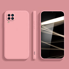 Samsung Galaxy A12用360度 フルカバー極薄ソフトケース シリコンケース 耐衝撃 全面保護 バンパー S02 サムスン ピンク
