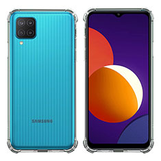 Samsung Galaxy A12用極薄ソフトケース シリコンケース 耐衝撃 全面保護 クリア透明 T03 サムスン クリア