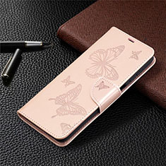 Samsung Galaxy A12 Nacho用手帳型 レザーケース スタンド カバー L02 サムスン ピンク