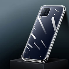 Samsung Galaxy A12 Nacho用極薄ソフトケース シリコンケース 耐衝撃 全面保護 クリア透明 T06 サムスン クリア