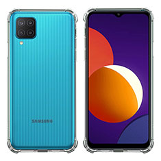 Samsung Galaxy A12 Nacho用極薄ソフトケース シリコンケース 耐衝撃 全面保護 クリア透明 T03 サムスン クリア