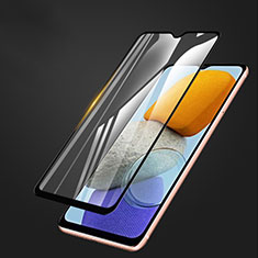 Samsung Galaxy A12 Nacho用強化ガラス フル液晶保護フィルム F06 サムスン ブラック