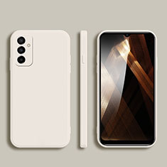 Samsung Galaxy A14 5G用360度 フルカバー極薄ソフトケース シリコンケース 耐衝撃 全面保護 バンパー S02 サムスン ホワイト