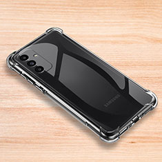 Samsung Galaxy A15 4G用極薄ソフトケース シリコンケース 耐衝撃 全面保護 クリア透明 T06 サムスン クリア