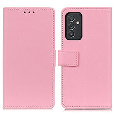Samsung Galaxy A15 5G用手帳型 レザーケース スタンド カバー M08L サムスン ピンク