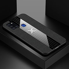 Samsung Galaxy A21s用極薄ソフトケース シリコンケース 耐衝撃 全面保護 X01L サムスン ブラック