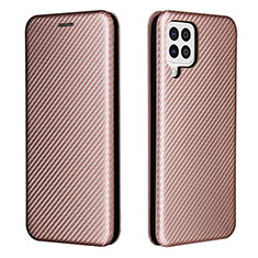 Samsung Galaxy A22 4G用手帳型 レザーケース スタンド カバー L06Z サムスン ローズゴールド