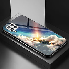 Samsung Galaxy A22 4G用ハイブリットバンパーケース プラスチック パターン 鏡面 カバー LS1 サムスン マルチカラー