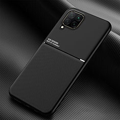 Samsung Galaxy A22 4G用極薄ソフトケース シリコンケース 耐衝撃 全面保護 マグネット式 バンパー サムスン ブラック